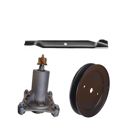 Aic Replacement Parts 187292 One New Spindle, Blade & Pulley Kit which Fits Craftsman Models 197473-SpindleKit